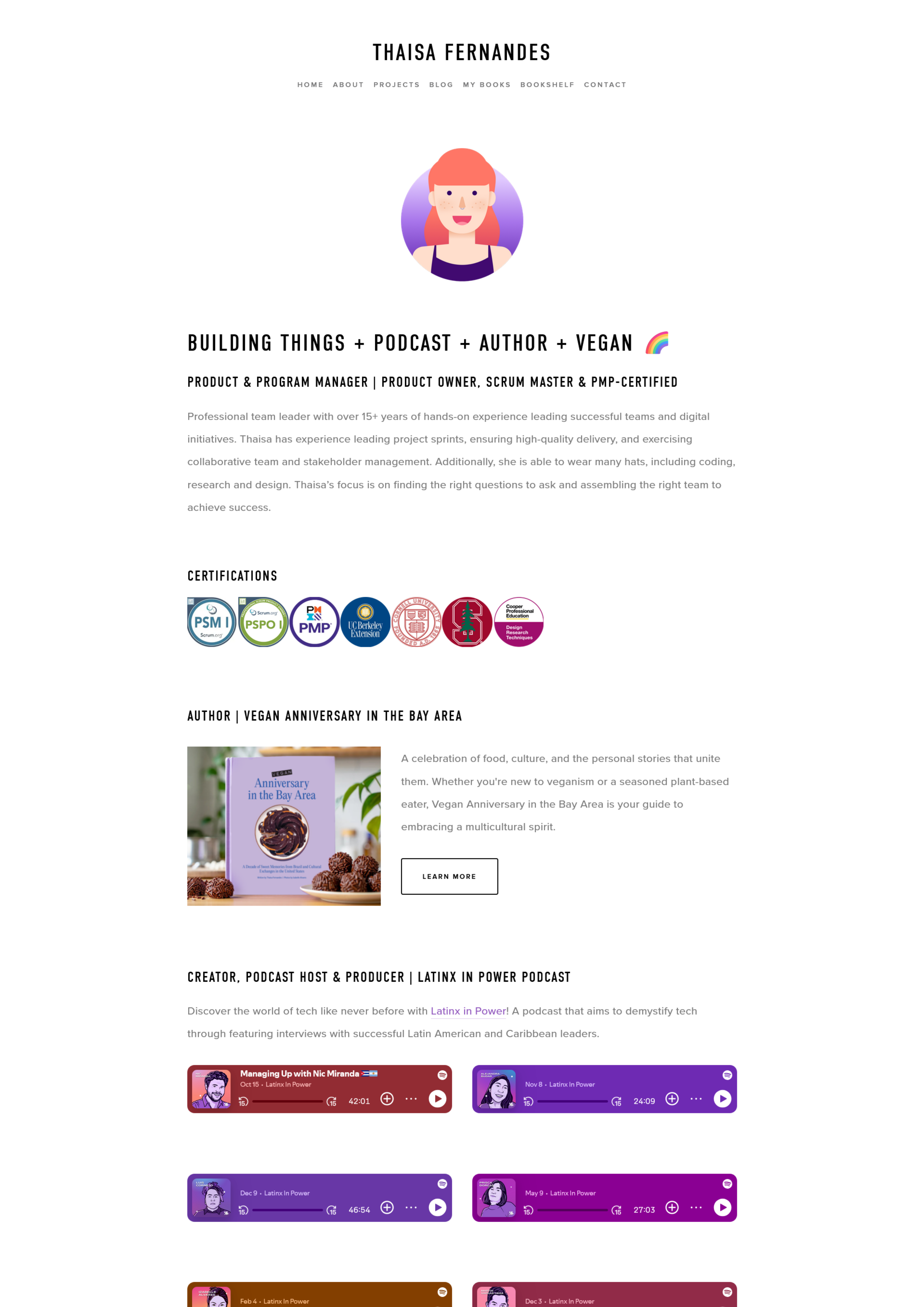 Product & Program Manager Portfolio Example resume template preview - work-portfolios professional template